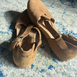 Teva Mary Jane cork slip on